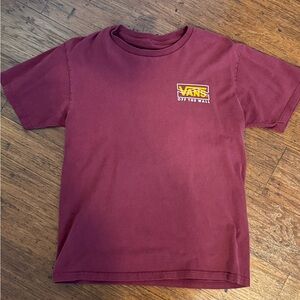 Vans Burgundy Tee